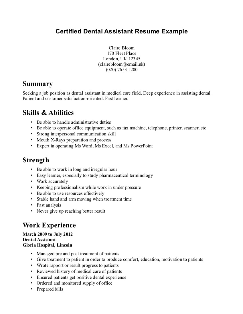 Physician assistant internal medicine resume